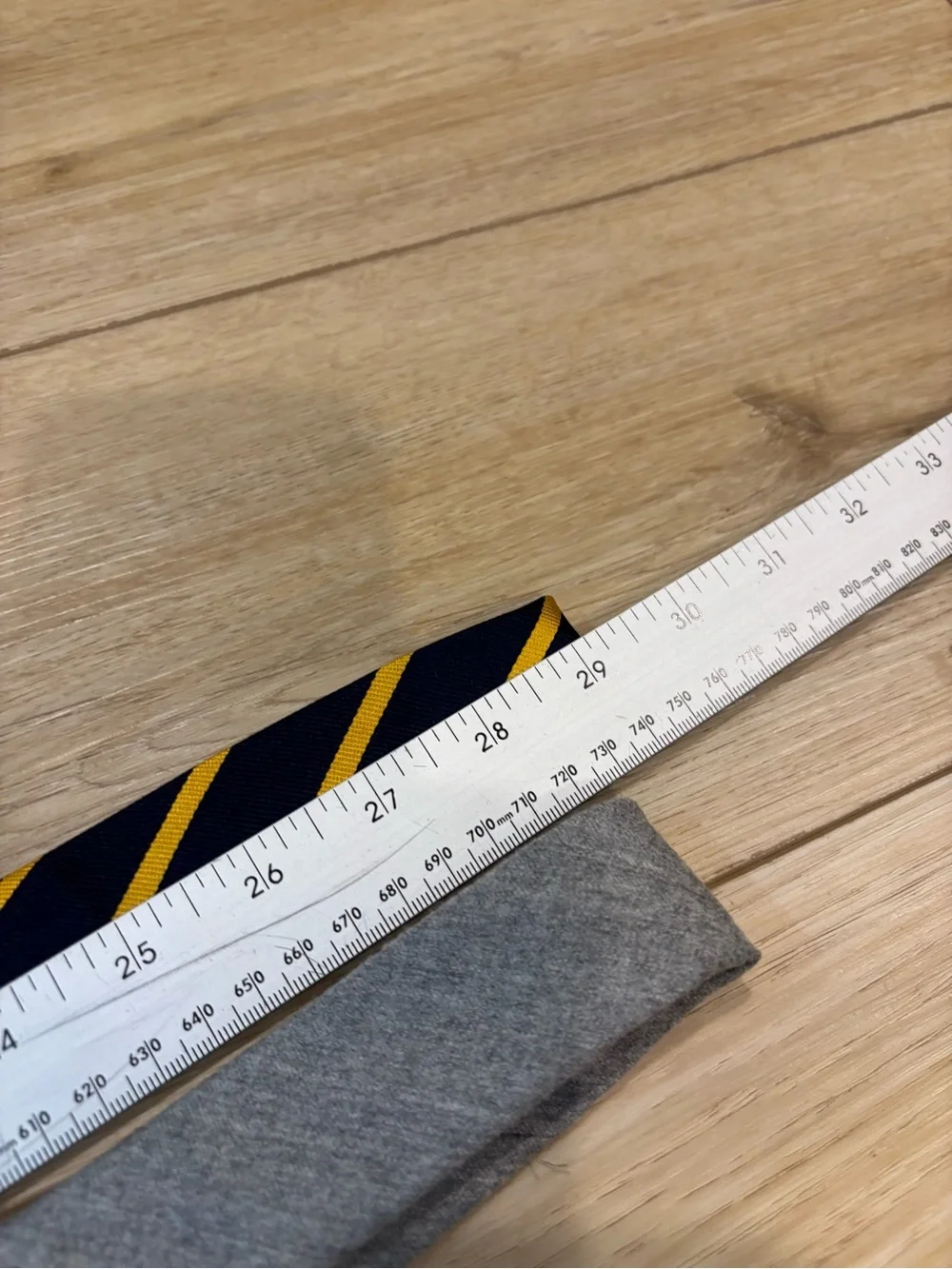 Lot Of 2 J.Crew Made In USA Skinny Ties Blue Stripe And Solid Gray